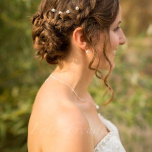 brautfrisur bei hochzeitsshooting in bamberg